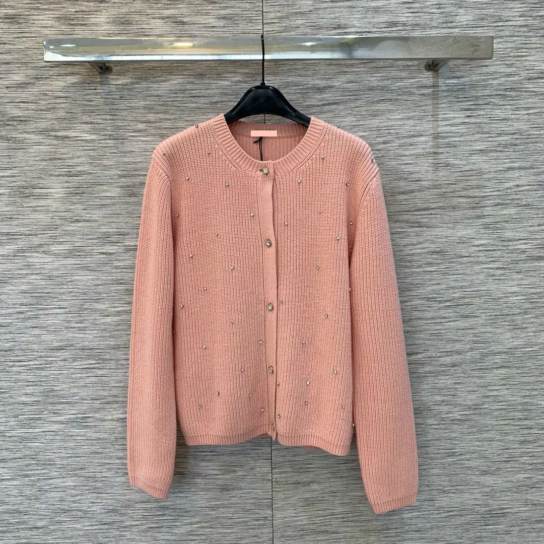 D'hiver 3 Couleurs Clou Chandail Nouveau Pink De 1 Tailles 2019 Femmes Forage Collier Vêtements SvwqcFH