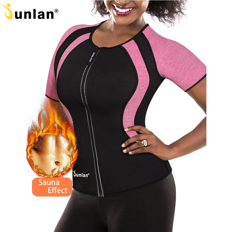 Женский утягивающий корсет Junlan неопрен для контроля за животом|waist trainer|zipper waist
