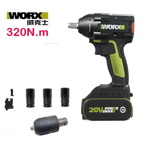 Online Worx Professional Tool 20v Max Lith Ion Brushless Wu279 Placeholder Worx Professional Tool 20v Max Lith Ion Brushless Wu279 Electric Impact Wrench Torque 320n