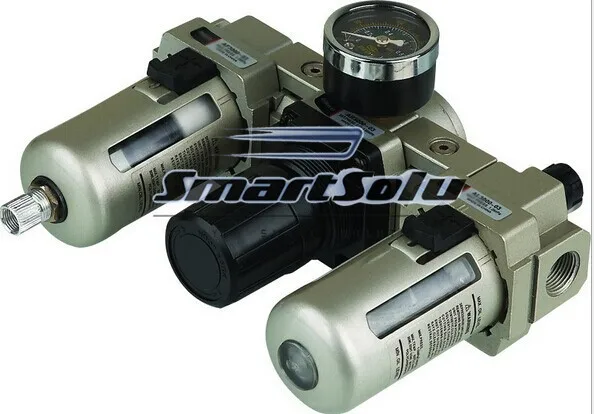 

free ship SMC Serie F.R.L Combination;SMC AC4000-04 Type;1/2" Port Size;High Quality SMC Filter Regulator Lubricator Combination