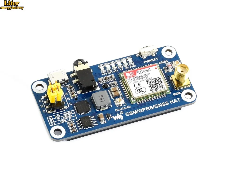 Крышка GSM/GPRS/GNSS/Bluetooth 3 0 для 2B/3B/3B +/Zero W поддержка SMS телефона электронной почты
