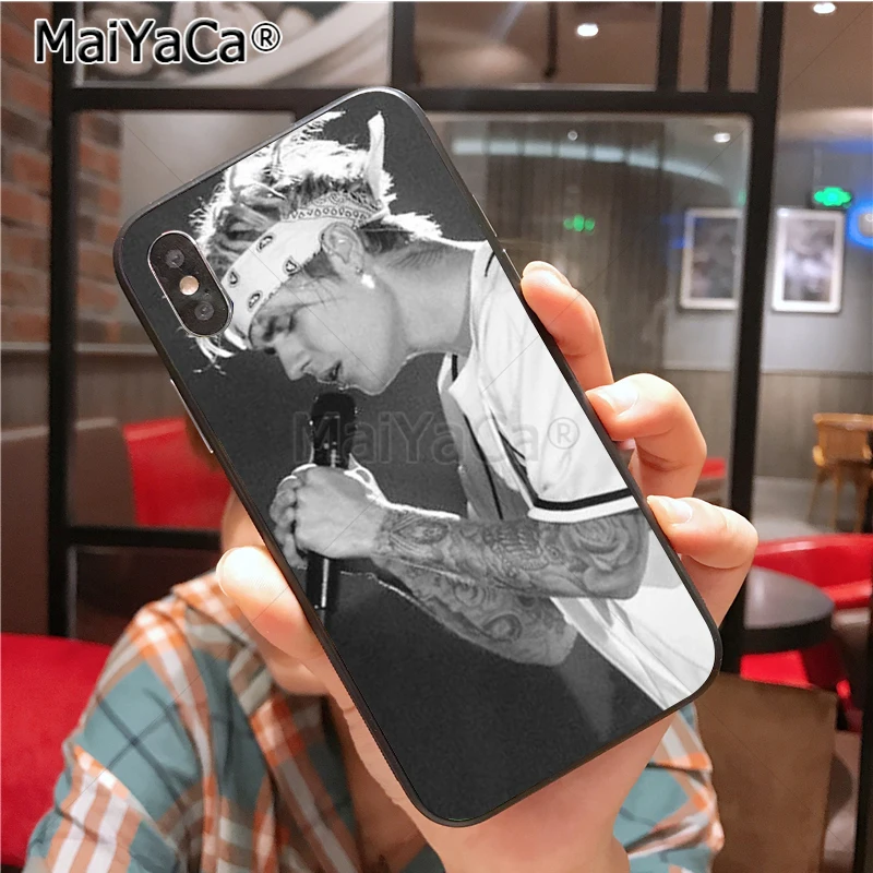 MaiYaCa J.B Justin Bieber New ArrivalFashion phone case cover for Apple iPhone 8 7 6 6S Plus X 5 5S SE 5C cass