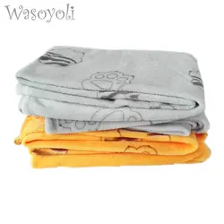 Wasoyoli baby polar Флисовое одеяло 150*98 см 100% полиэстер с принтом тигра лапы для новорожденных Одеяла милые мягкие мальчик одеяла