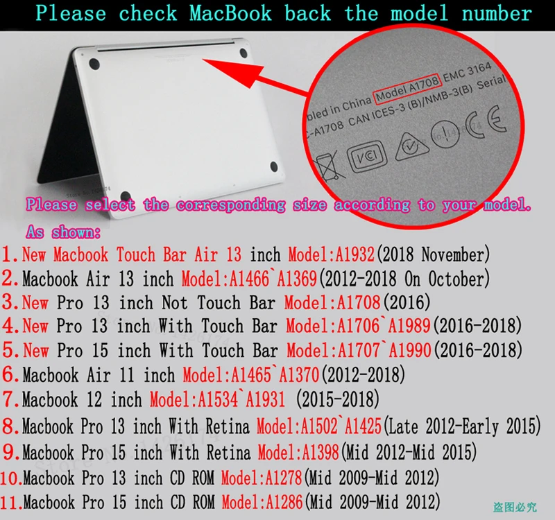 Laptop Case For MacBook Air 13 Pro Retina 11.6 12 13.3 15.4 For MAC book Pro 13 15 inch with Touch Bar New Air13 ID : A1932 bag