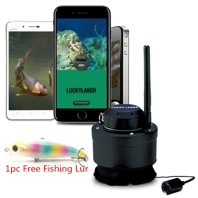 

WIFI Underwater Camera FF3309 80M Wireless Operating Range Carp Sounder Deeper Sonar Fishfinder for Fishing with Android/IOS APP
