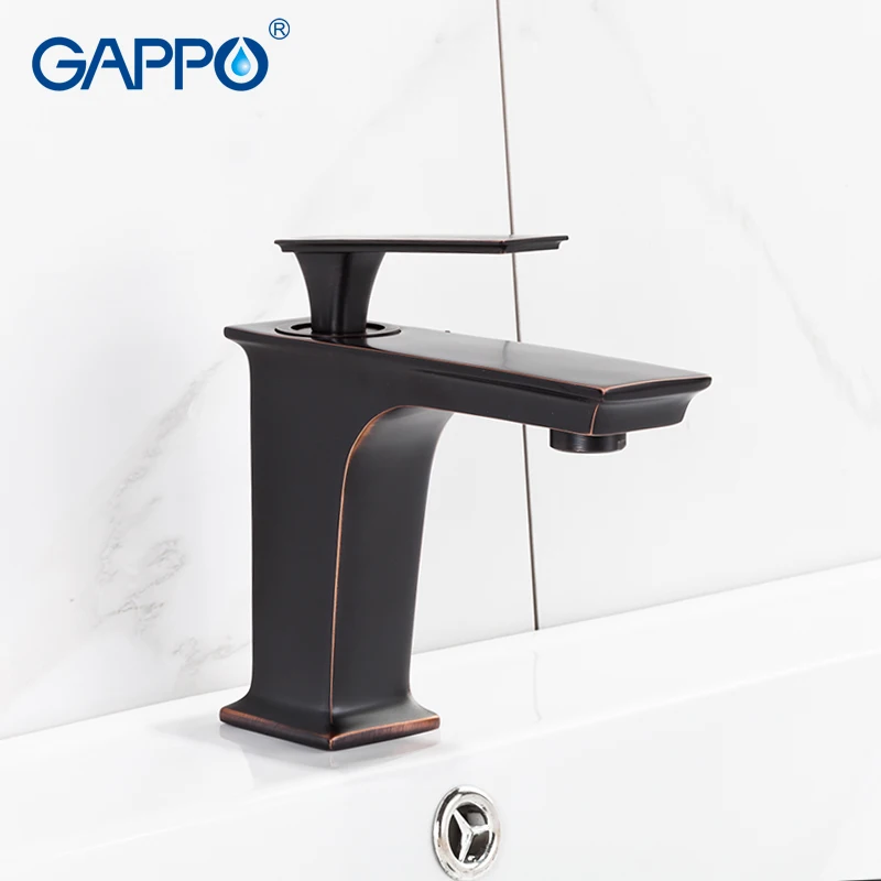 

GAPPO Basin Faucets Black Faucets Waterfall Water Tap Basin Sink Faucet Mixers Taps Armatur Bathroom Water Taps Waterfall Faucet