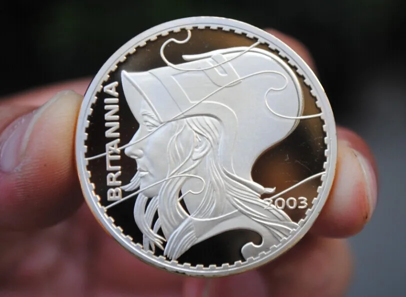 

BRITANIA 2003 Souvenir Commemorative Coin European Coins Non-currency medal UK The Untied Kindom ENGLAND