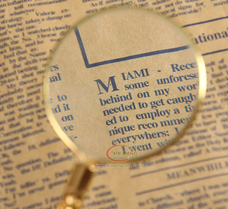 3 5x винтажная лупа из золотистого металла с ручкой для чтения|magnifier for|magnifier for