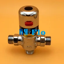 G1/" Термостатический клапан смесительный клапан настенный душ на солнечной батарее DN15