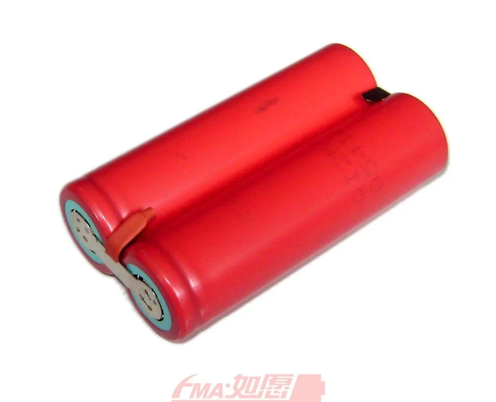 

18650 1S2P Li-ion battery 3.7V 5200mAh W/tabs DIY of Portable Powerbank