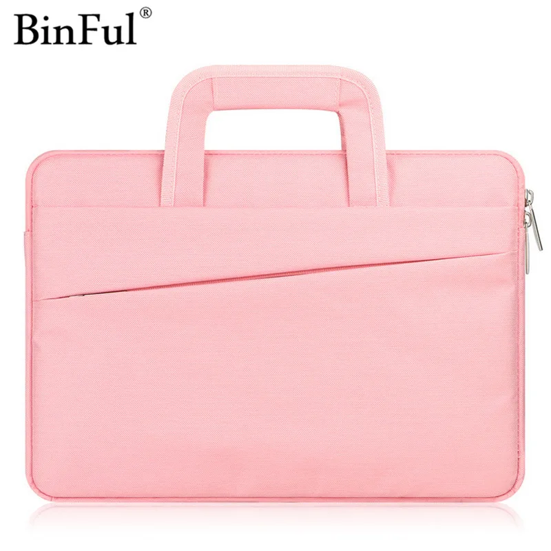 Binful Nylon Laptop Case 11 12 13 14 15 15.6 inch for Toshiba Asus Dell Hp Lenovo Acer Notebook Shoulder Bag for Macbook Air Pro
