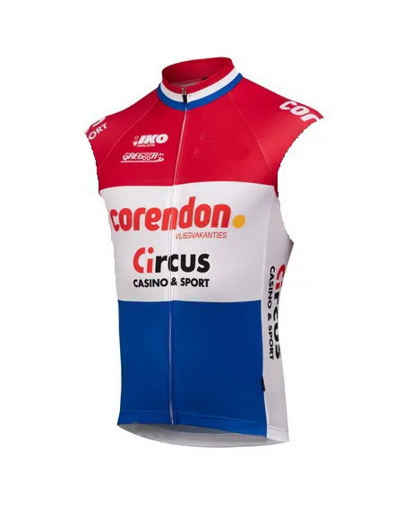 CORENDON-CIRCUS Pro Team 2 вида цветов летние Безрукавый велосипедный жилет Mtb Костюмы велосипедов Майо Ciclismo велосипед одежда - Цвет: NL CHAMPION