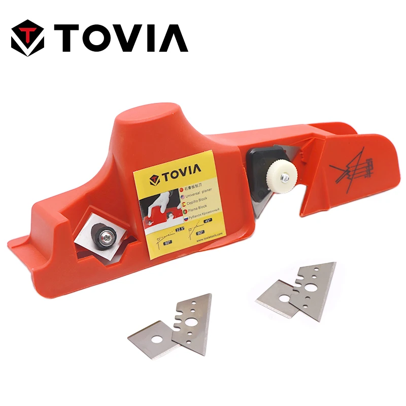 

TOVIA Drywall Tools Plasterboard Gypsum Board Hand Planing Chamfer Jointer Hand Plane Drywall Edge Hand Tools