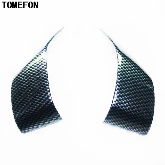 Tomefon For Honda Crv 2008 2009 2010 Interior Abs Carbon Fiber Paint Steering Wheel Trim Overlay Decoration Stiker