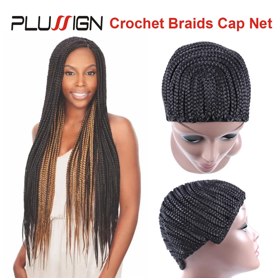 Factory Price Box Braided Cornrows Wig Cap For Crochet Braids 1PC Super