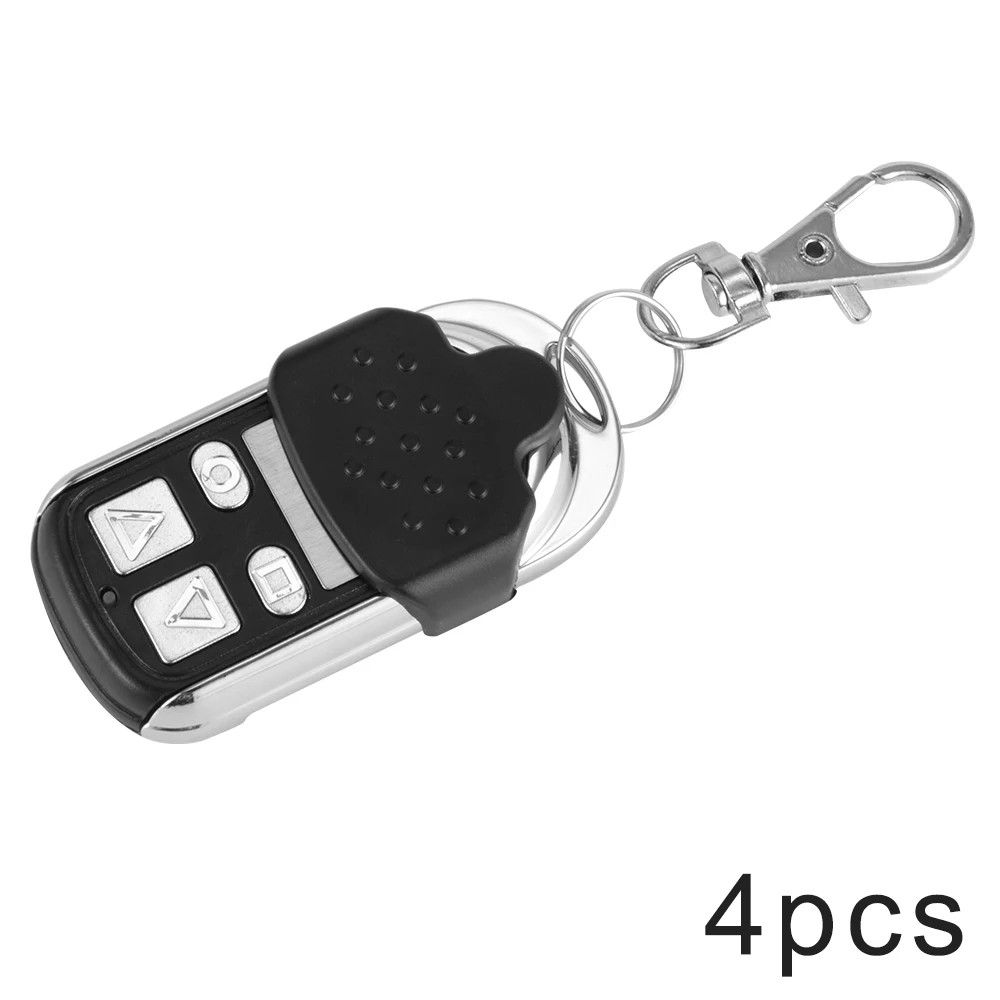 4pcs Cloning Remote Control Garage Door Key Fob Transmitter Replacement