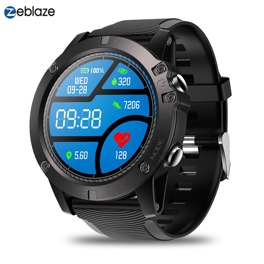 

Zeblaze VIBE 3 Pro Smart Watch Men Real-time Weather Optical Heart Rate Monitor All-day Tracking Sports Smartwatch