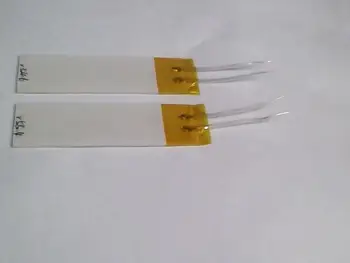 

MCH High Temperature Ceramic Heating Plate Heating Sheet 70*20*1.3MM Resistance 55 Ohms, DC Power Supply