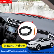 QCBXYYXH автомобиль-Стайлинг резиновые анти-Шум Звукоизолированные пыле приборной панели автомобиля Лобовое стекло щеточное для Nissan Qashqai 2009