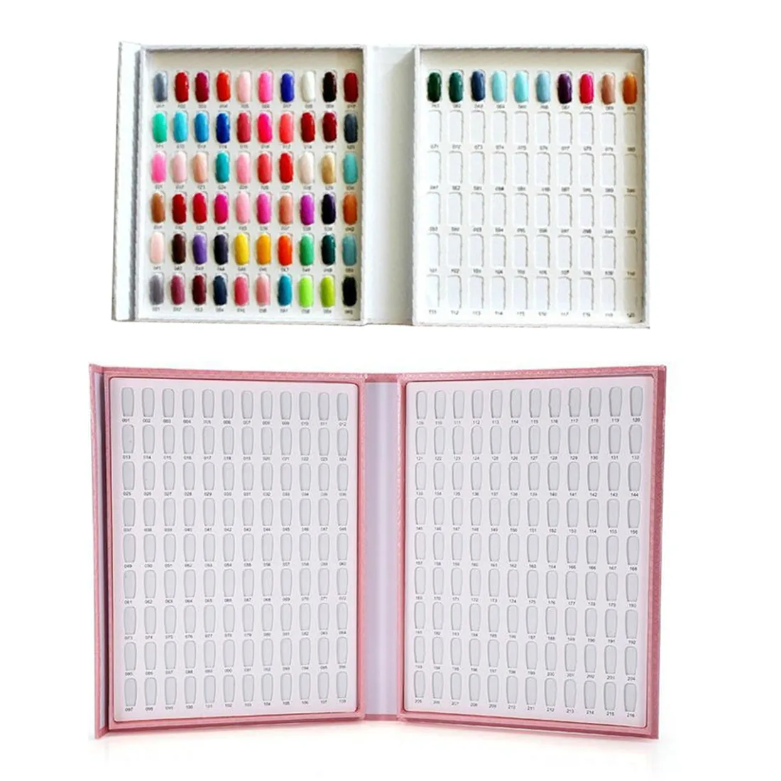 Hot novel style nail polish color display box nail polish glue color