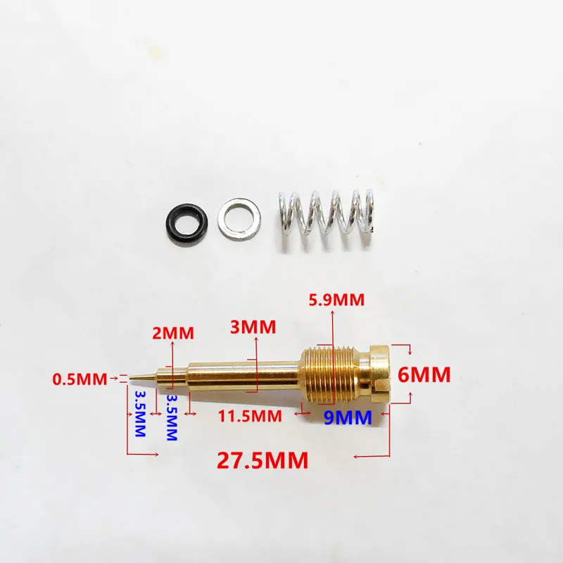 (1 set / pack )For Honda VLX 400/600 Steed 400/600 motorcycles NV400CC carburetor repair kit Kit With plunger and float assembly