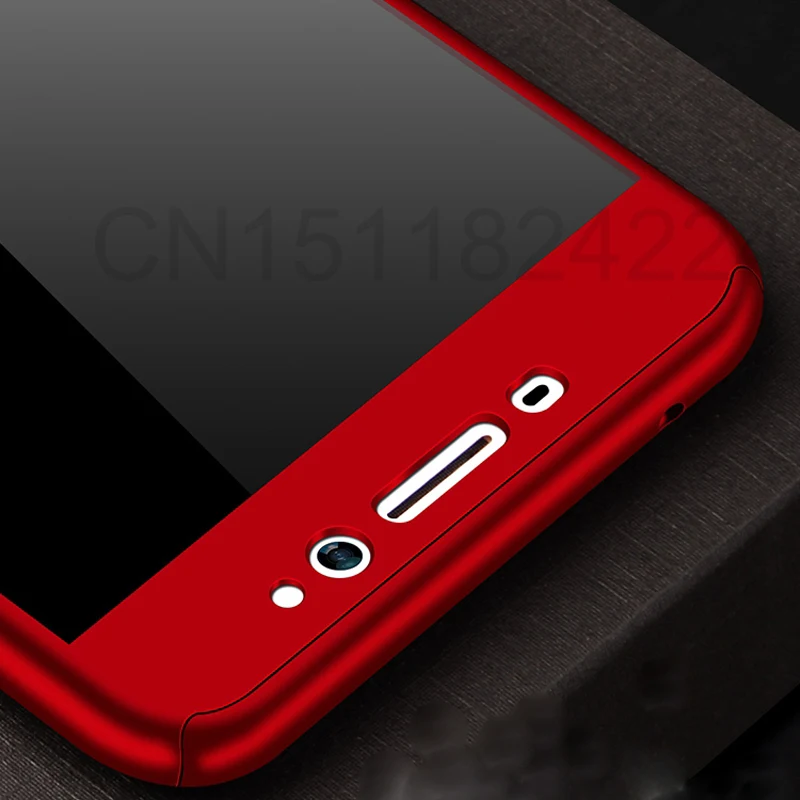 360 Full Case For Meizu Pro 7 Cases Hard PC Degree For Meizu  M6 Note M6 M5 Note  M6s Cover + Tempered Glass A6