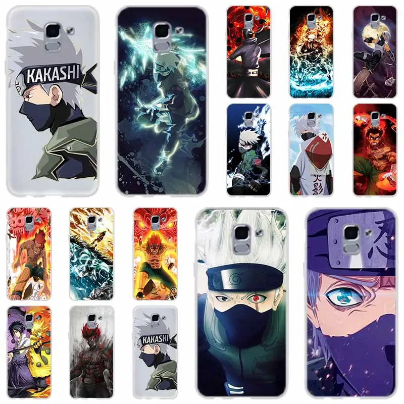 

Hokage Naruto Kakashi For Phone Case Samsung Galaxy j6 J8 J7 J5 J3 J4 Plus 2018 2017 2016 J610 Prime Soft Silicone Coque