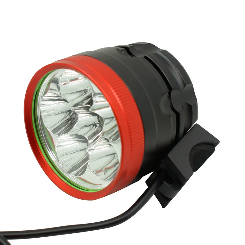WasaFire 10000lm 6 * XM L T6 светодиодный светильник налобный фонарь велосипедный передний