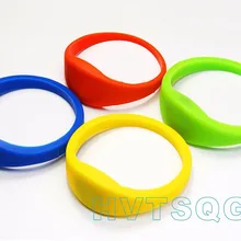 500 шт. Водонепроницаемый силиконовый rfid браслет с 1 К s50, ISO14443A, частота: 13.56 мГц(ВЧ