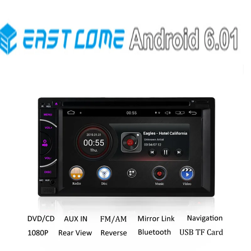 

Quad Core 2GB RAM Android 6.0 Double 2 DIN 2DIN Car DVD Player Universal Radio GPS for Peugeot 307 SsangYong Kyron Actyon