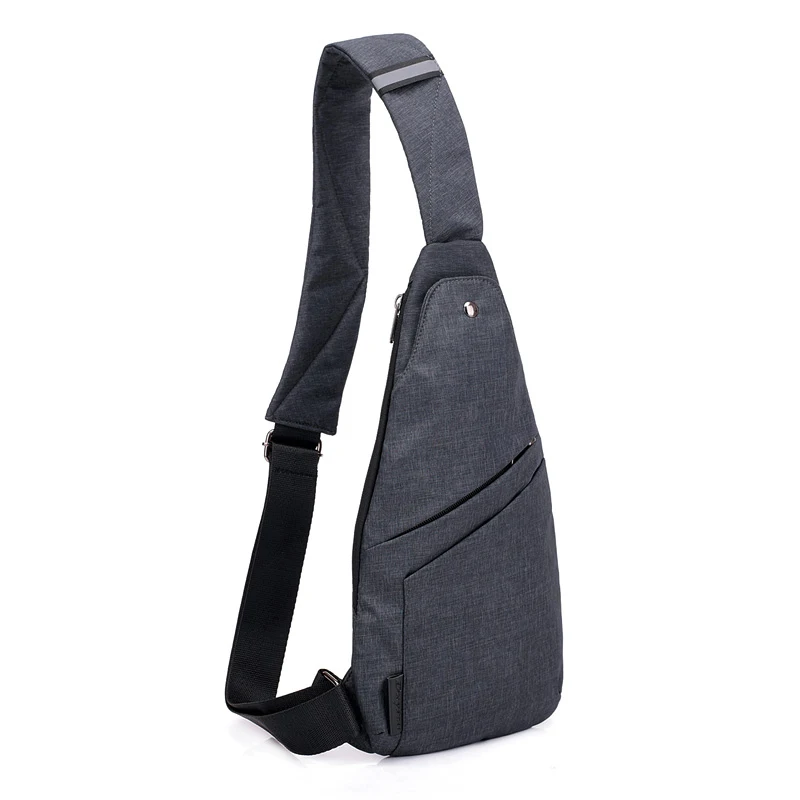  2018 New Anti-Theft Men's Messenger Bags Multi-pocket Sling Shoulder Bags Casual Chest Pack Travel  - 32869376152