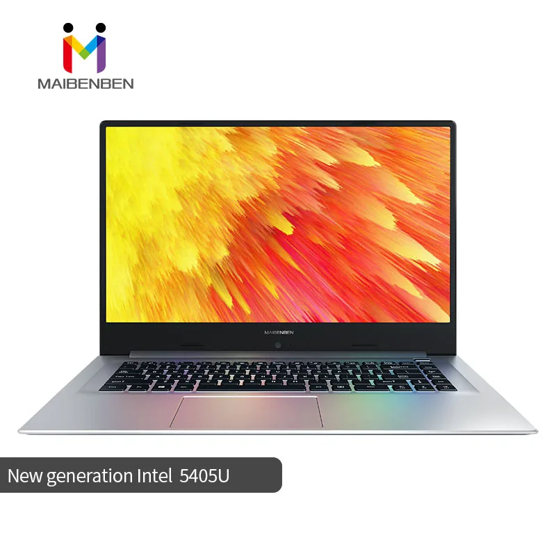 Ультратонкий офисный ноутбук MAIBENBEN XIAOMAI 6 Pro 15,6 "intel Pentium 5405U/NVIDIA MX250/DOS/серебристый