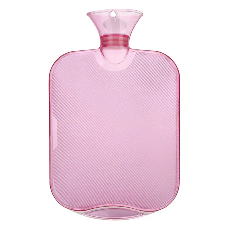 2000 мл Классический ПВХ мешок бутылки горячей воды Бутылка горячей воды мешок взрывозащищенный мешок горячей воды - Цвет: pink