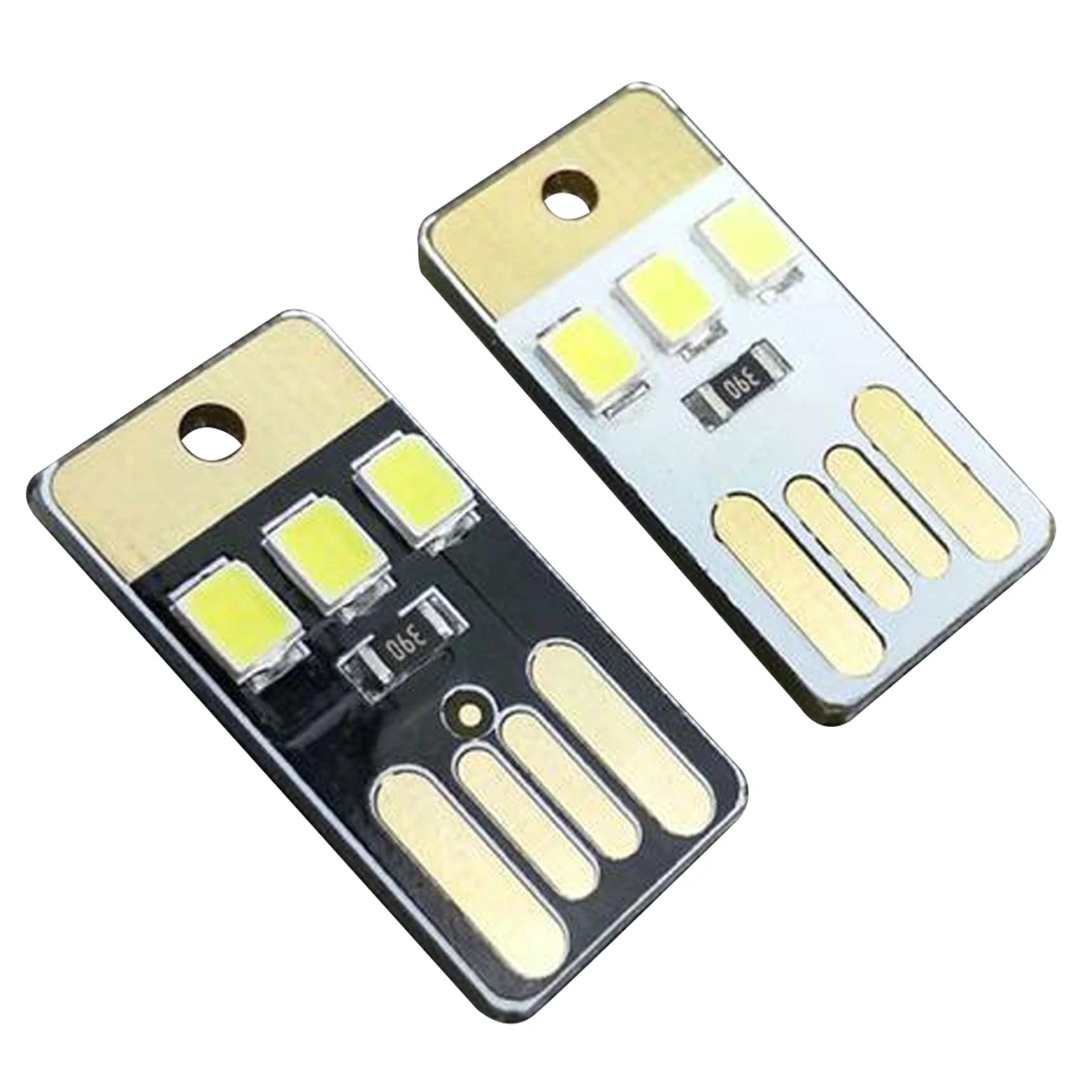 

Night Lamp Mini Pocket Card USB Power 2PCS LED Keychain Night Light 0.2W Light for Power Bank Computer Laptop