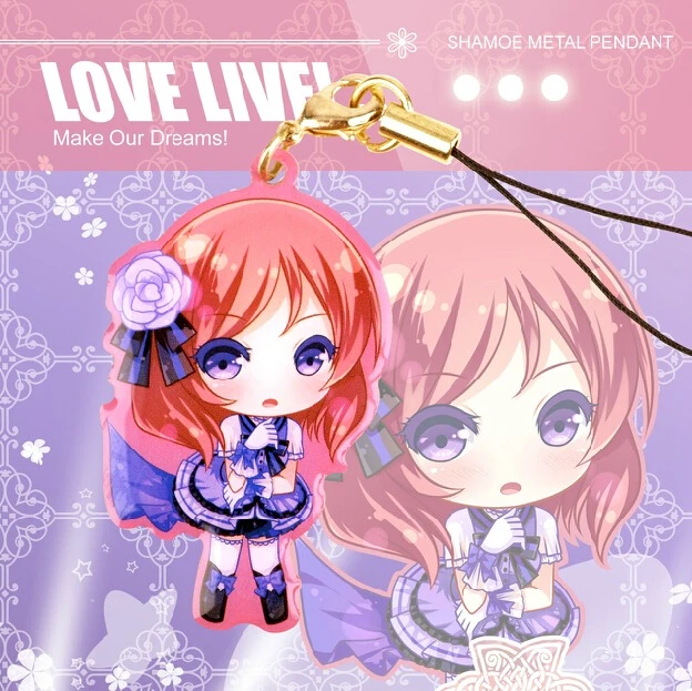 Lovelive School Idol Project Maki Cute Anime Character Metal Badge Phone Strap Chain Gift Gift Gifts Gift Cute Aliexpress