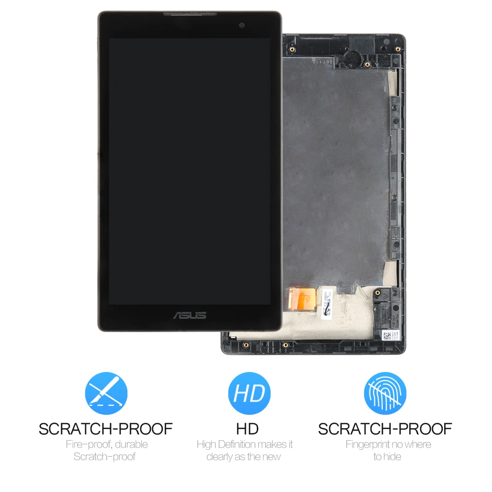 С рамкой для Asus ZenPad C 7,0 Z170 Z170CG P01Y ЖК Дисплей Сенсорный экран Панель планшета Сенсор Полное собрание Replacemnet часть