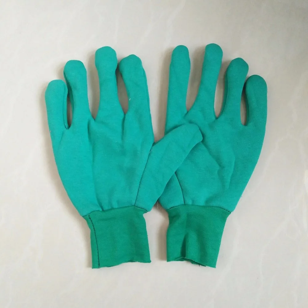 

2017 New 10 Pairs Of Free Single Layer Cuffs Cotton Gloves Safety Working Gloves