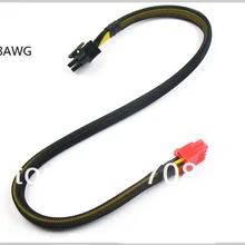 2 шт./лот PCI провод видеокарты 8pin до 6+ 2pin PCI-e 6+ 2 Pin для Antec питания длиной 45 см
