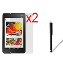 3в1 2x прозрачные пленки ЖК-экран протектор пленки Защитная пленка охранники+ 1x Стилус для Dell Venue 7 3730 3740 " 7 дюймов планшет