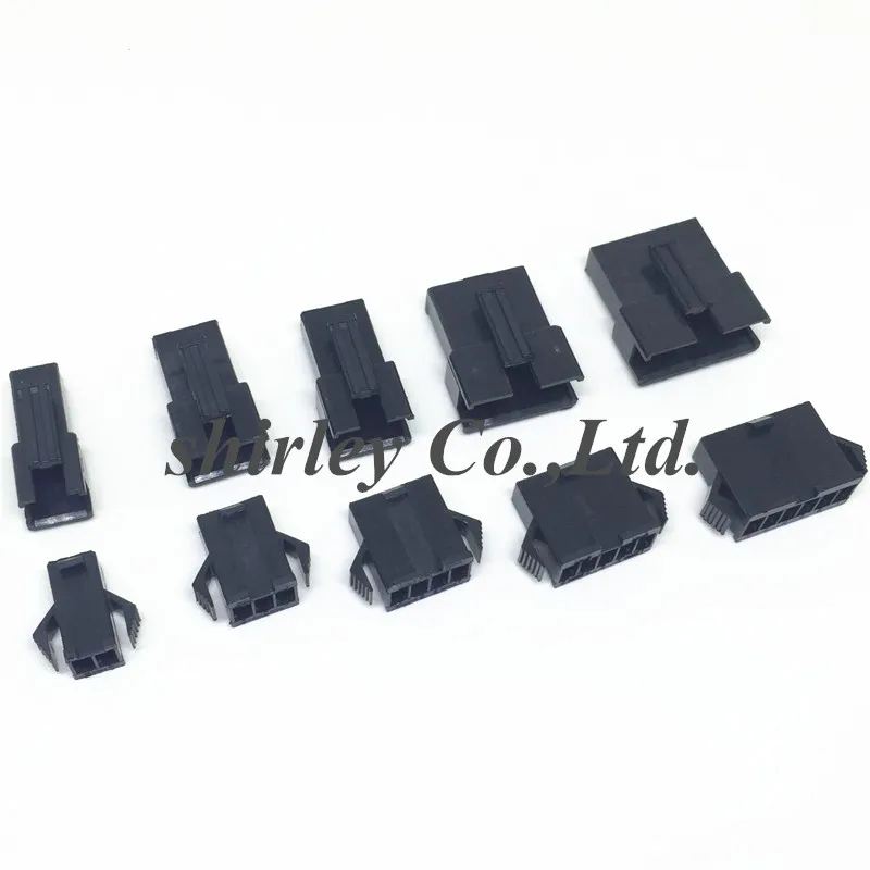 

10sets/lot connectors SM2/3/4/5/6/7/8/9/10/11/12 Pin Pitch 2.54MM Female and Male Housing + terminals SM-2P SM-2R JST SM2.54