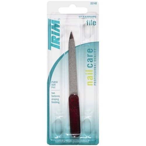 Bassett Brands WEB-00148-12 Trim 5 In. Sapphire Nail File - Case Of 12