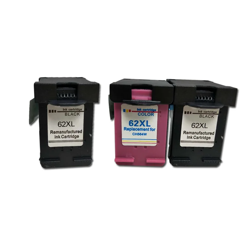 3pcs OSK 3PK совместимый для 62XL переработанного чернильного картриджа для hp62 62 5640 5660 7640 5540 5544 5545 5546 5548 Officejet 5740 5741 5742 5743 - Цвет: 3pcs