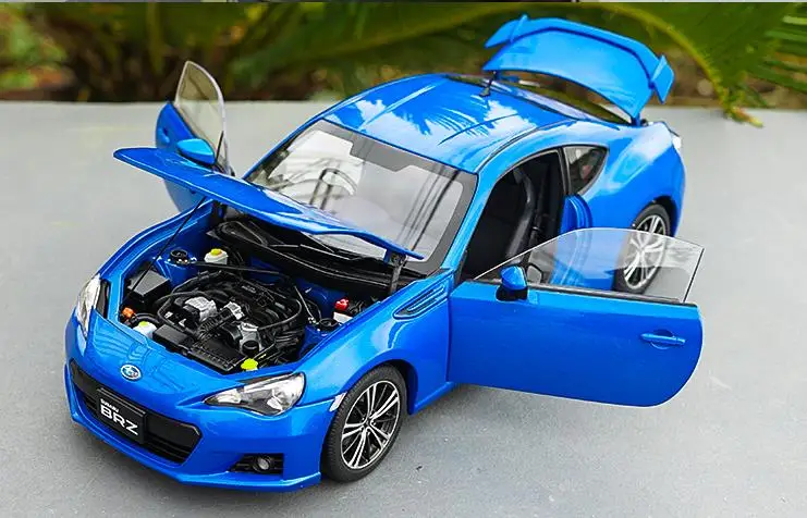 1:18 передовая модель автомобиля из сплава, SUBARU BRZ GT86, литая металлическая модель игрушечного автомобиля, коллекция подарков - Цвет: Синий