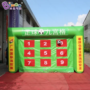 

FACTORY OUTLET 4X2.4X1.85MH inflatable sports soccer goal kick customized for football game FREE SHIPPING