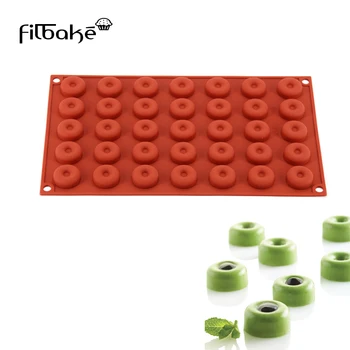 

FILBAKE Kitchen Baking Accessories Cake Decorating 3D Silicone Moulds DIY 35 Cavity Small Round Hole Chocolate Molds Cake Mold