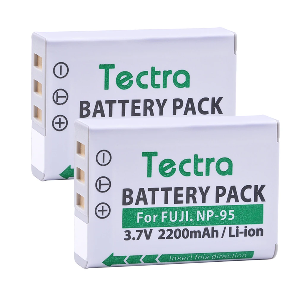 Tectra 2 Pz Np-Np95 Np 95 Batteria Per Fujifilm Finepix Real 3D W1 X-S1 X100 X100S F31Fd F30 Ricoh X100T X30 Gxr