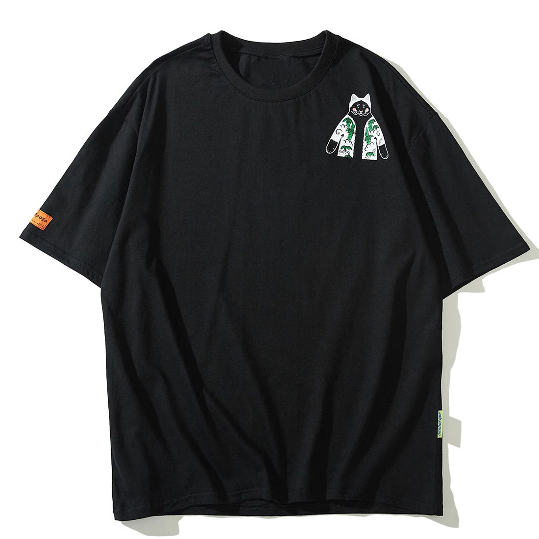 Aelfric Eden, забавная футболка с японским принтом Ukiyo-E, уличная Мужская футболка в стиле хип-хоп Харадзюку, топы, футболки, повседневные футболки с коротким рукавом