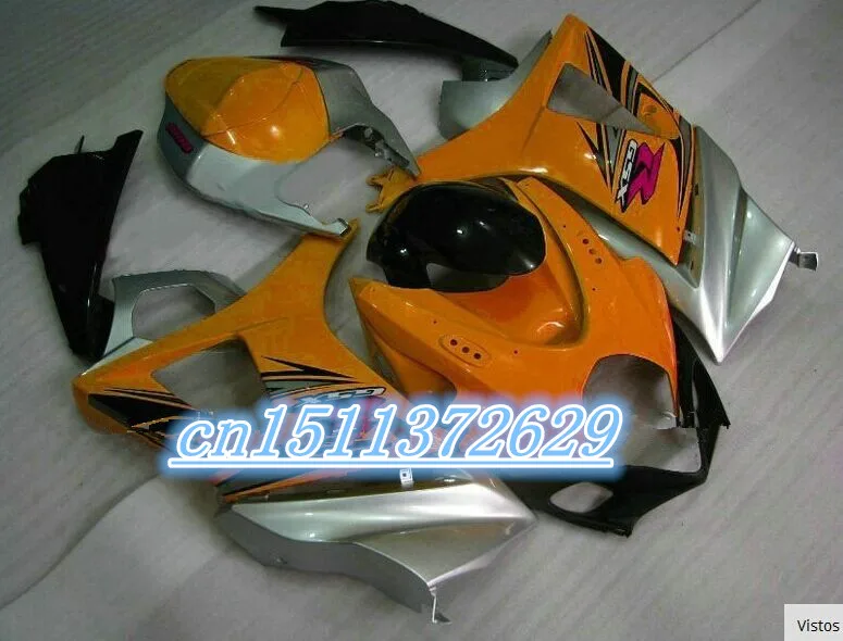 

Dor-Hot sale ABS fairing kit for A GSX-R1000 K7 K8 2007 2008 black orange silver bodywork fairings set 07 08 GSXR1000 for SUZUKI