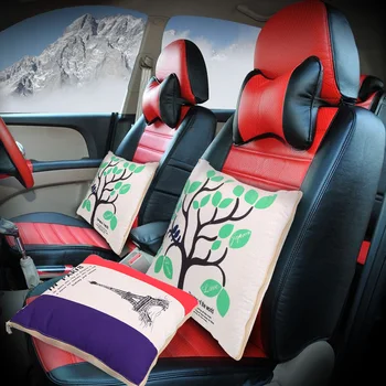 

Back lumbar Support Neck Lumbar Back Cushion Pillow Seat Massage Back Cushion Seat Supports Folding Blankets Car Cushion