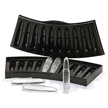 Льда лоток выстреленная пуля Форма модель вечерние поставки напитков форма для шоколада Замороженные составить черного цвета